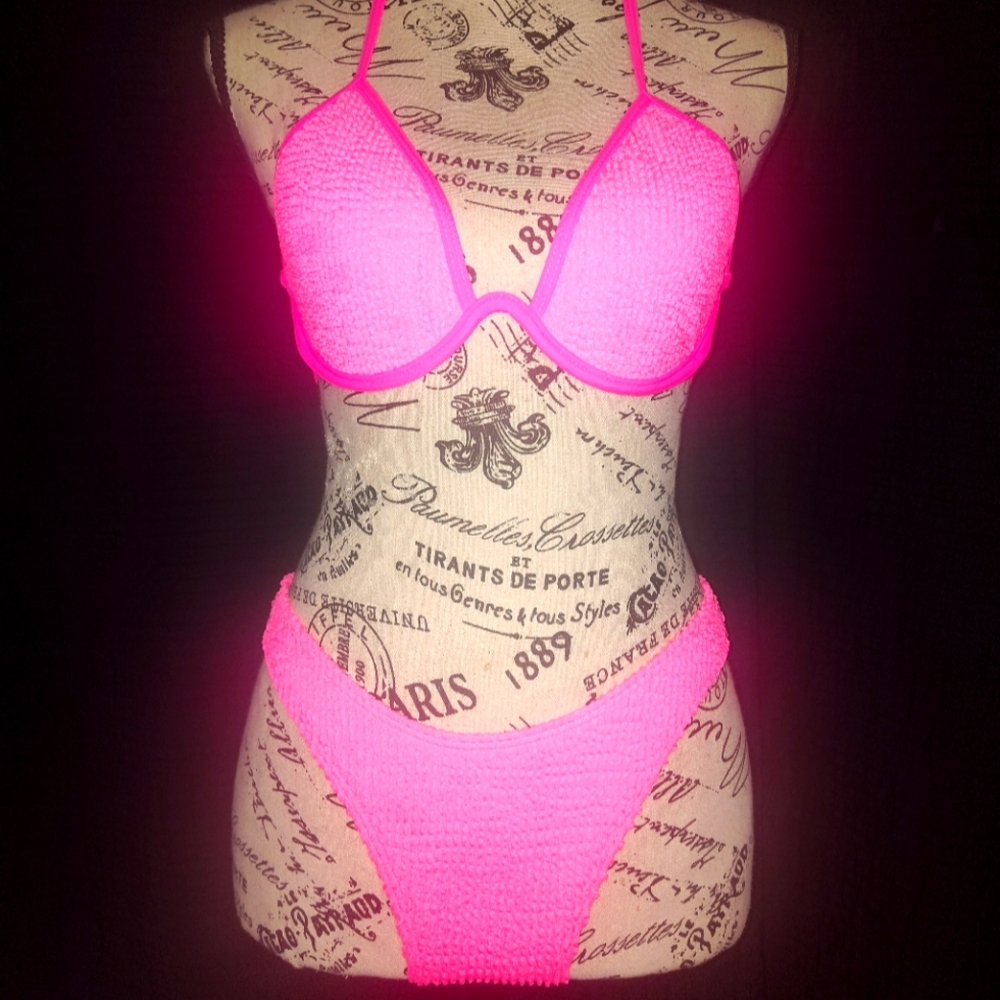 Vibrant Pink Bikini Set